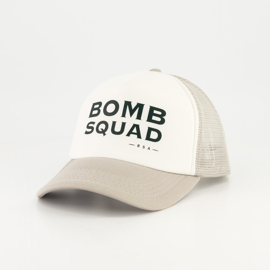 BS Stacked Trucker - White/Grey